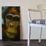 Portrait Monkey , Acrylic on glass, 
modern style, new collection