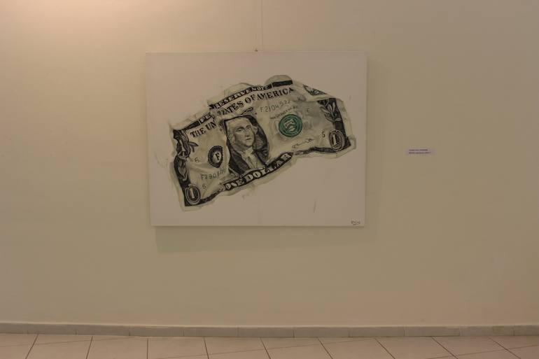 One Dollar Painting by Dejan Bozinovski | Saatchi Art