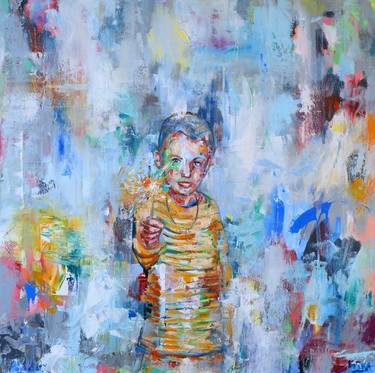 Print of Figurative Children Paintings by Dejan Bozinovski