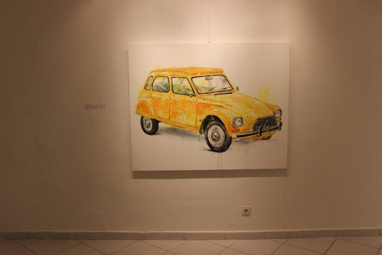 Original Pop Art Car Painting by Dejan Bozinovski