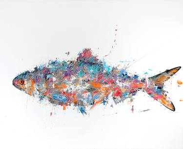 Original Modern Fish Paintings by Dejan Bozinovski