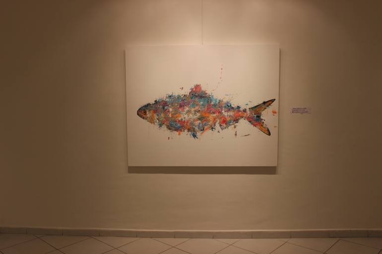 Original Expressionism Animal Painting by Dejan Bozinovski