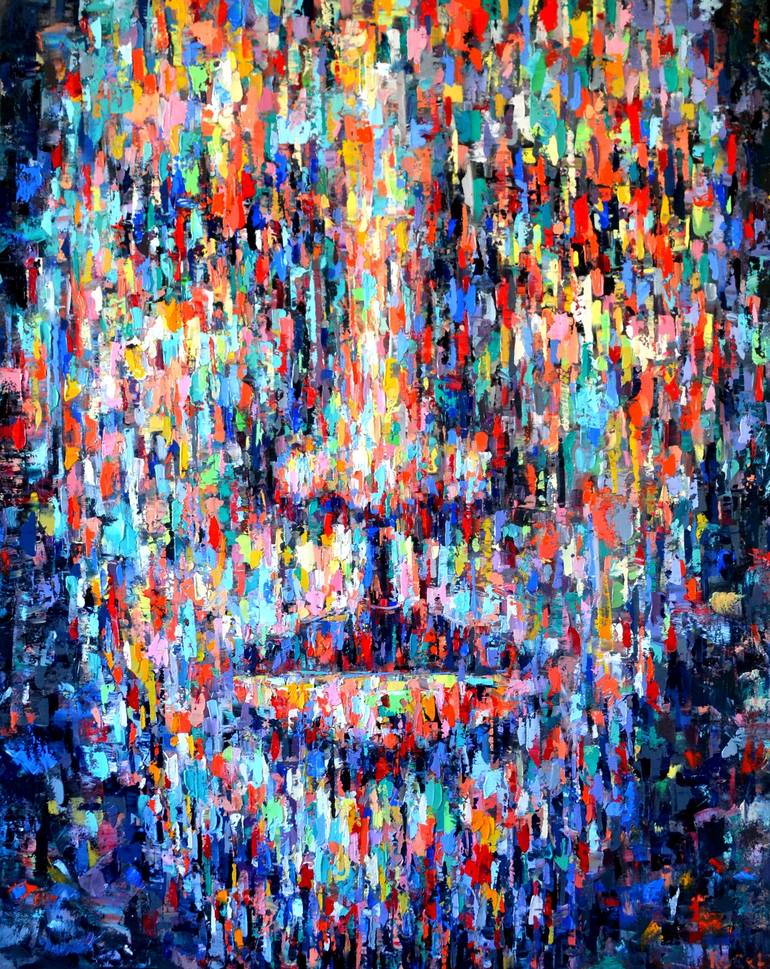 Print of Abstract Portrait Painting by Dejan Bozinovski