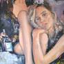 Artwork , oil on canvas
dimension 120/150cm
Popular culture
Two girls
young people
Finished with varnish