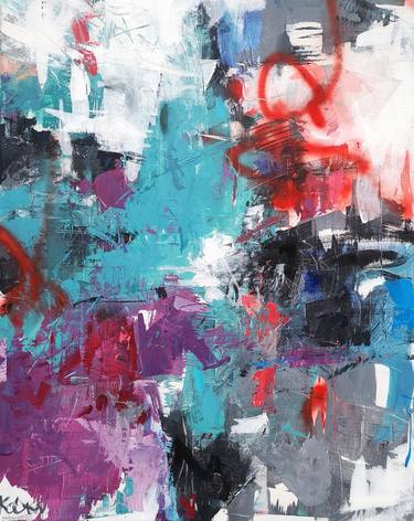 Print of Abstract Expressionism Abstract Paintings by Dejan Bozinovski