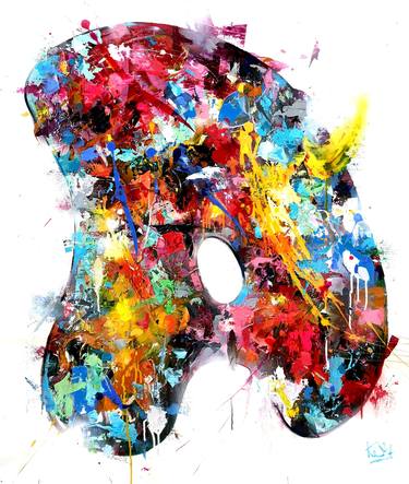 Print of Abstract Popular culture Paintings by Dejan Bozinovski