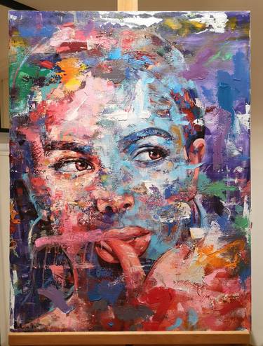 Print of Portraiture Portrait Paintings by Dejan Bozinovski