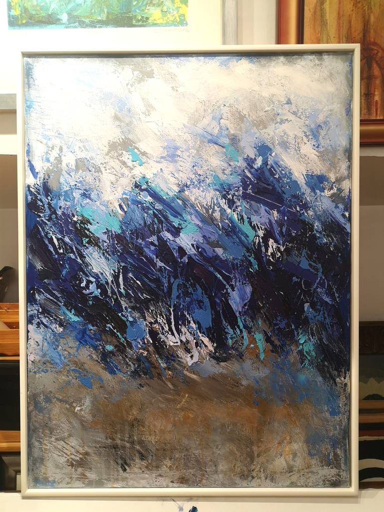 Original Abstract Expressionism Abstract Painting by Dejan Bozinovski