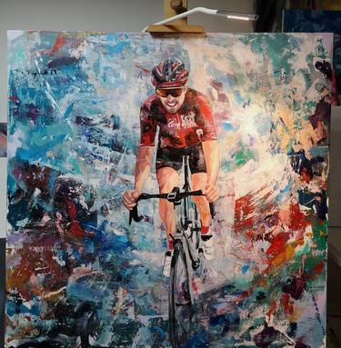 Print of Fine Art Bicycle Paintings by Dejan Bozinovski