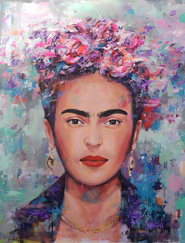 Frida Kahlo Painting by Dejan Bozinovski | Saatchi Art