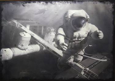 astronaut in the ocean 145см на 100см принт акрил thumb