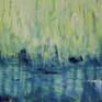 Weeping willow  right in spring, all in energy, tensions of nature