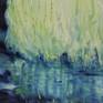Weeping willow  right in spring, all in energy, tensions of nature