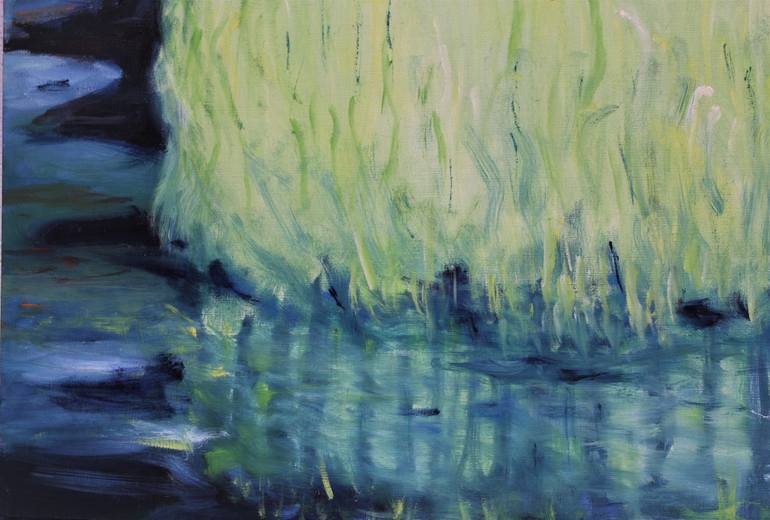 Original Figurative Landscape Painting by Pavla Rozkovcova