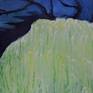 Weeping willow  right in spring, all in energy, tensions of nature