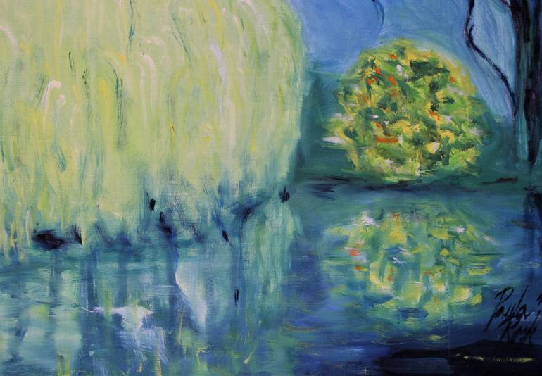 Original Figurative Landscape Painting by Pavla Rozkovcova