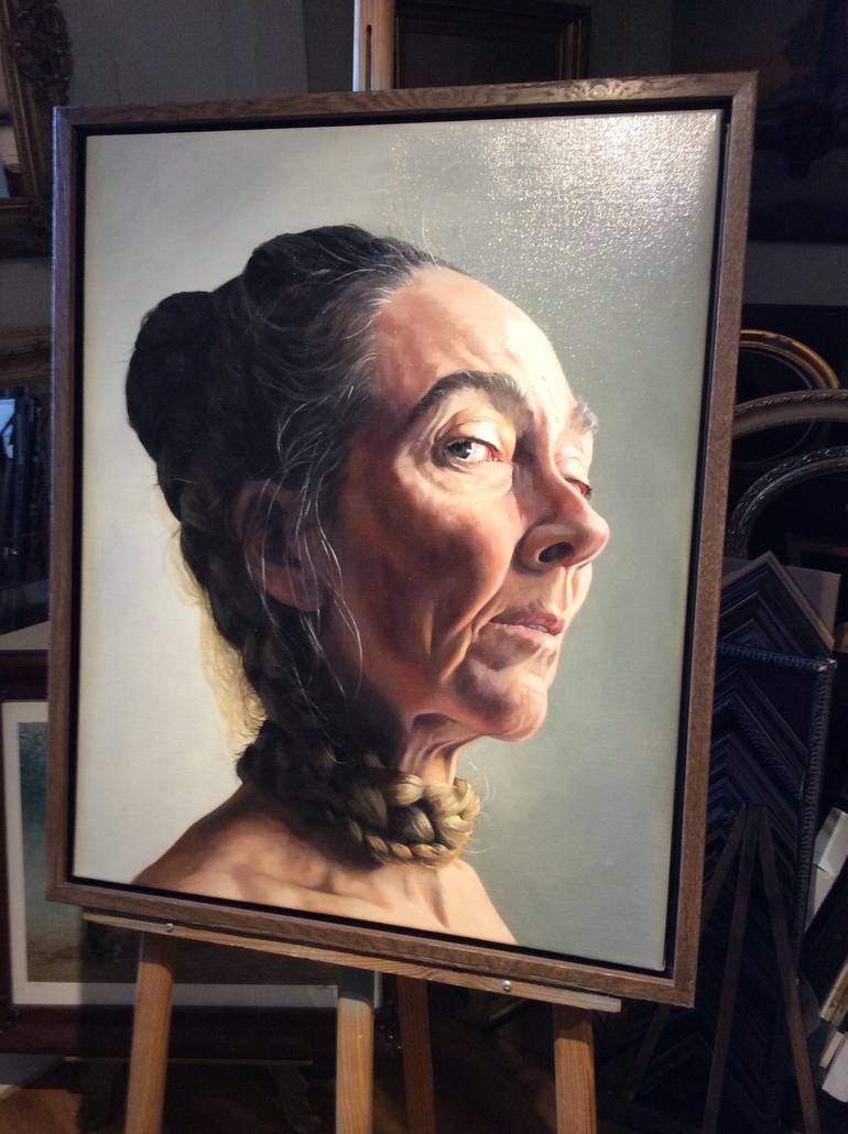 Original Portrait Painting by Jennifer Goddard