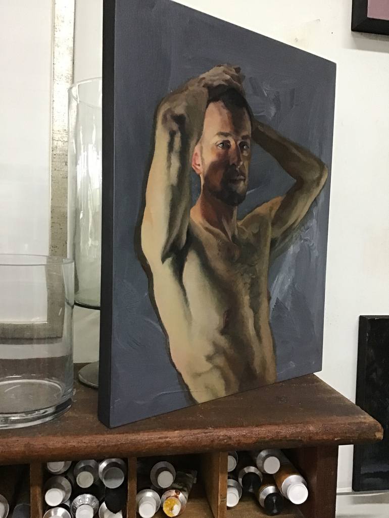 Original Figurative Body Painting by Jennifer Goddard