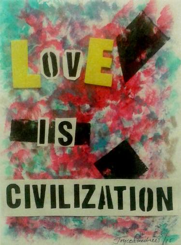 Print of Abstract Expressionism Love Collage by JESE Artist