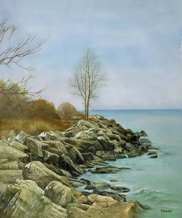 Original Realism Landscape Paintings by Tom Saxe
