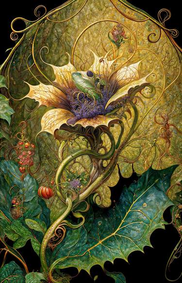 Original Surrealism Botanic Digital by David Thompson