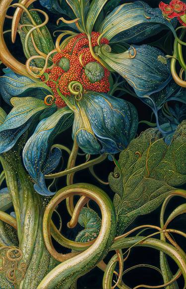 Print of Conceptual Botanic Digital by David Thompson