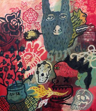 Original Symbolism People Paintings by Deny Pribadi