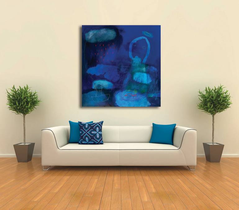 Original Figurative Abstract Painting by Deny Pribadi