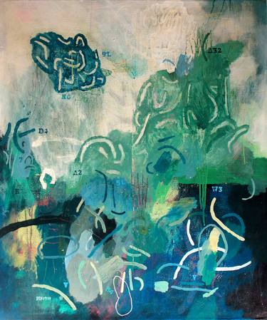 Original Abstract Expressionism Abstract Paintings by deny pribadi