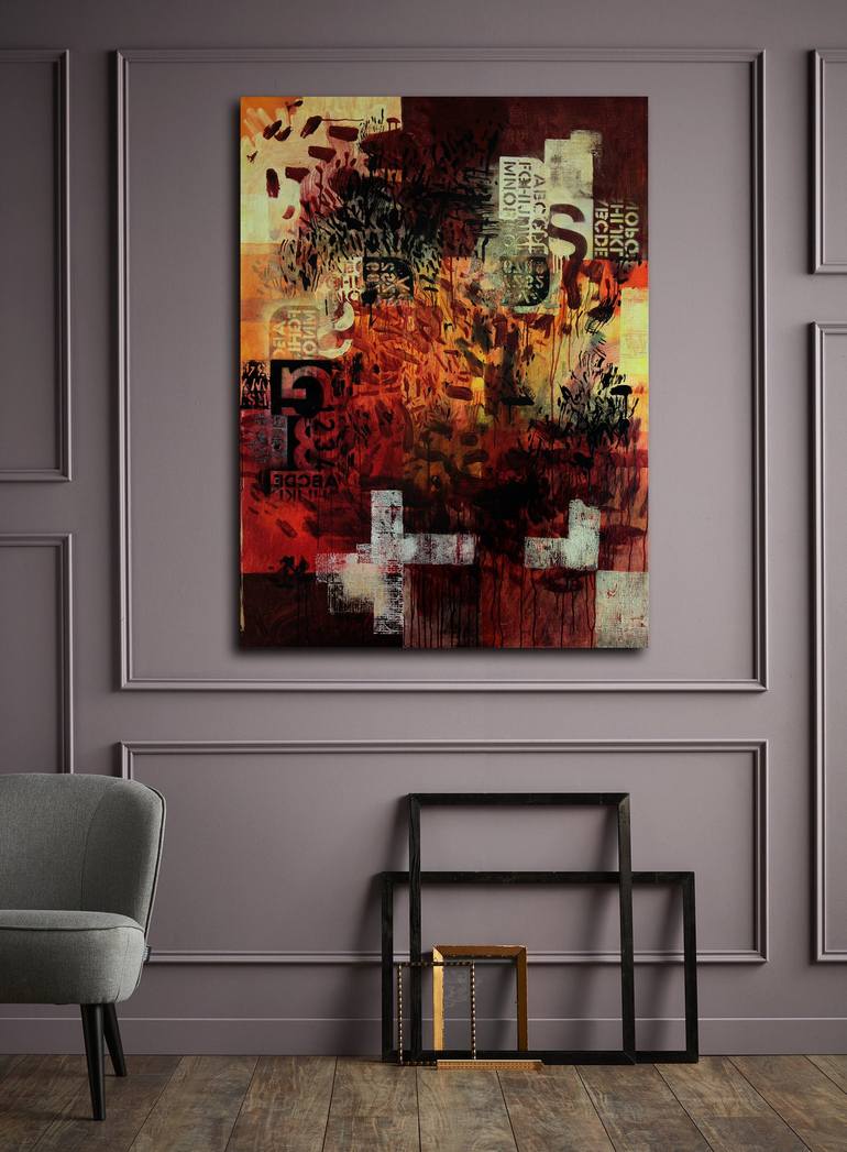 Original Abstract Painting by deny pribadi