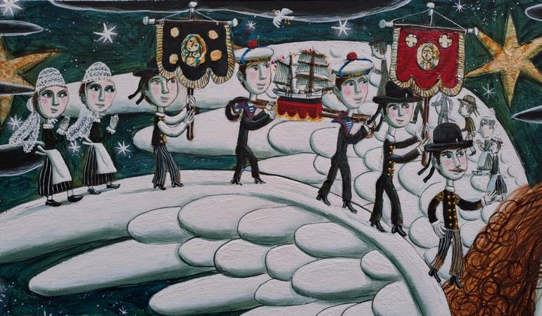 Original Surrealism Other Painting by Pendelio Christian