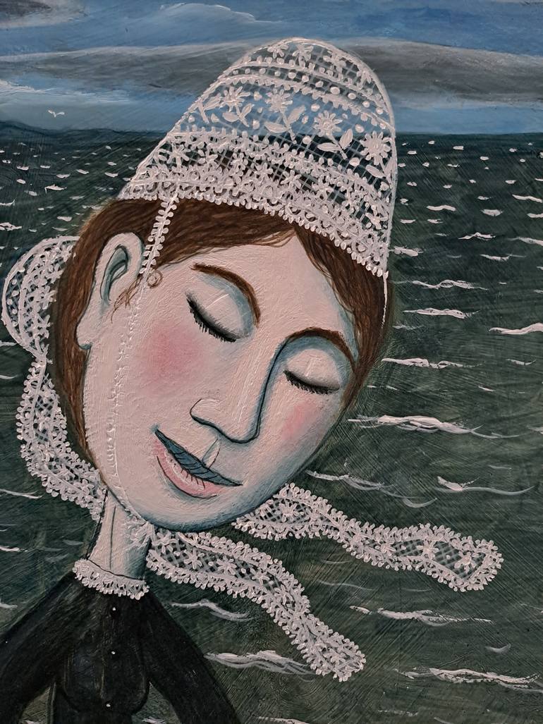 Original Surrealism Seascape Painting by Pendelio Christian