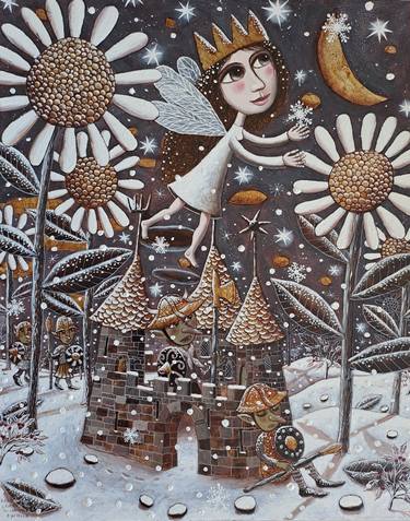 Original Symbolism Fantasy Painting by Pendelio Christian