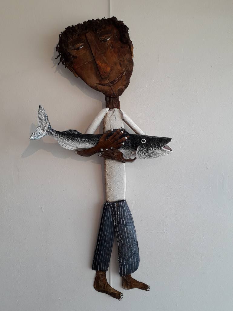 Original Fish Sculpture by pendelio christian