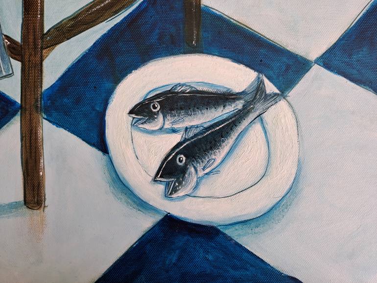 Original Figurative Cats Painting by Pendelio Christian