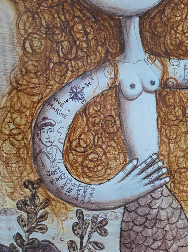 Original Surrealism Pop Culture/Celebrity Painting by Pendelio Christian