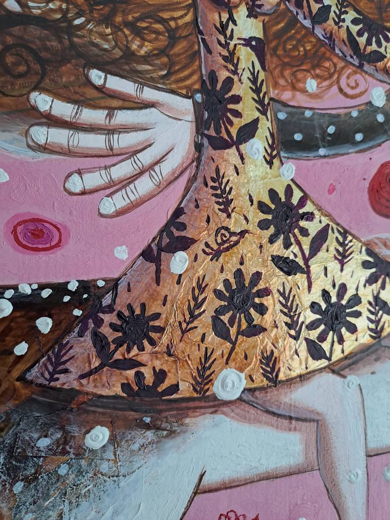 Original Figurative Women Painting by Pendelio Christian