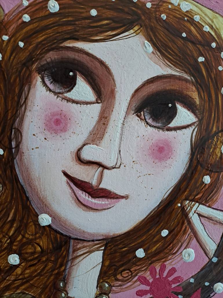 Original Figurative Women Painting by Pendelio Christian