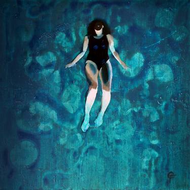Print of Water Paintings by Polina Serebrennikova
