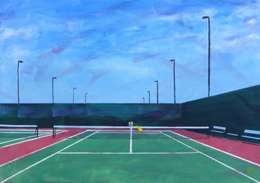 Print of Sport Paintings by Polina Serebrennikova