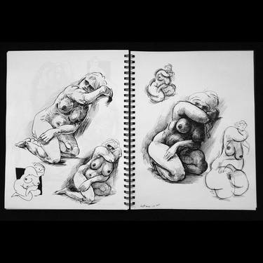 Original Nude Drawings by Maciek Jozefowicz