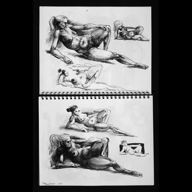 Original Nude Drawings by Maciek Jozefowicz
