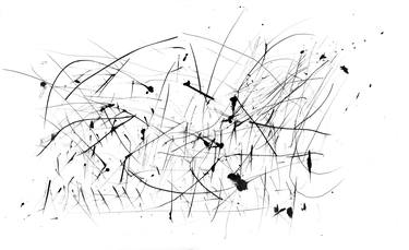 Original Abstract Expressionism Abstract Drawings by Maciek Jozefowicz