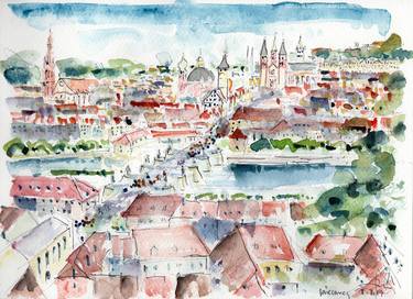 Original Impressionism Cities Paintings by Axel Taegen