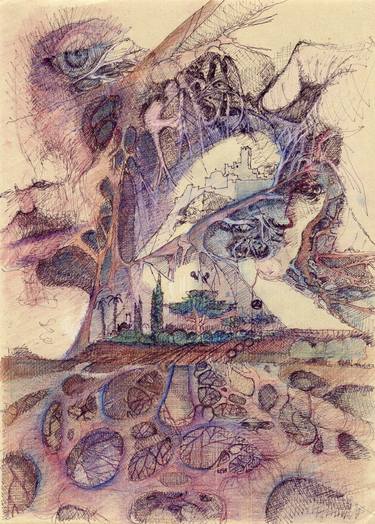 Print of Surrealism Fantasy Drawings by Axel Taegen