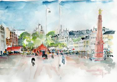 Print of Impressionism Cities Paintings by Axel Taegen