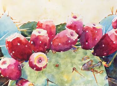 Print of Realism Botanic Paintings by Andrea Merican