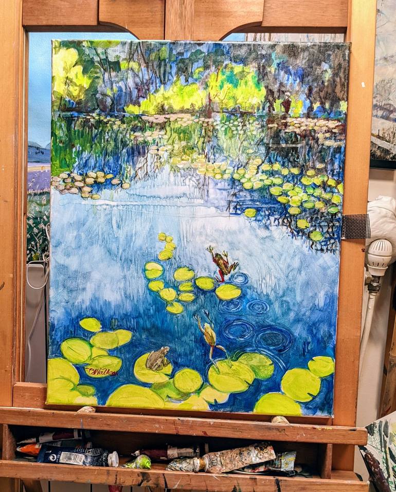Original Impressionism Water Painting by Chris Walker