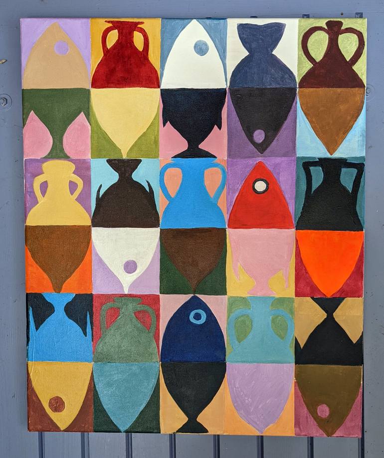 Original Conceptual Abstract Painting by Chris Walker
