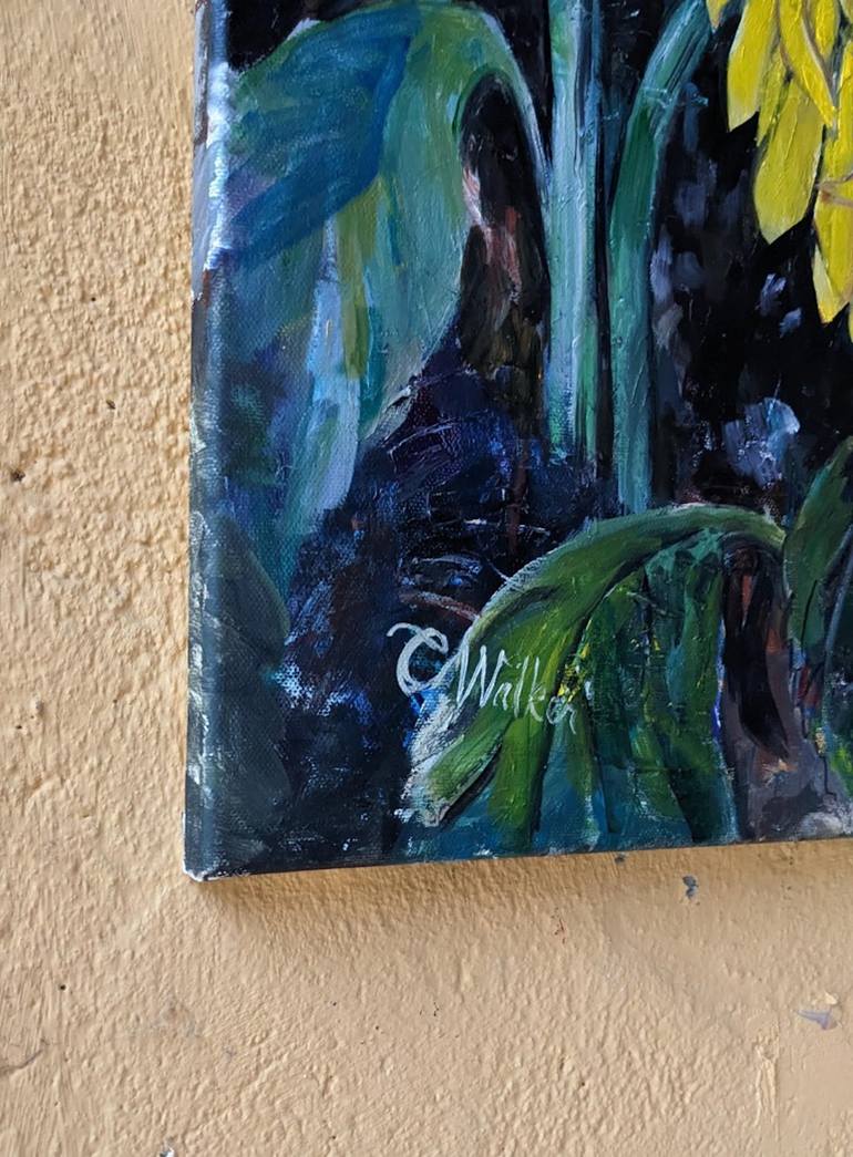 Original Impressionism Floral Painting by Chris Walker